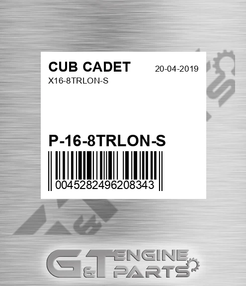 P-16-8TRLON-S X16-8trlon-s for CUB CADET
