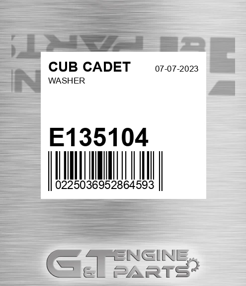 E135104 Washer