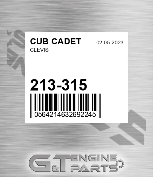213-315 Clevis