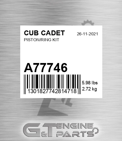 A77746 Piston/ring Kit