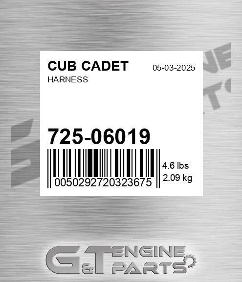 725-06019 Harness for CUB CADET