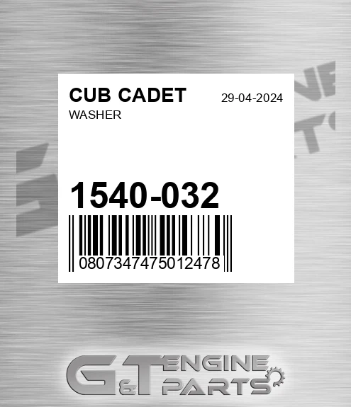 1540-032 Washer