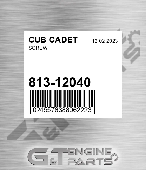 813-12040 Screw