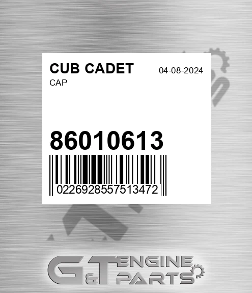 86010613 Cap