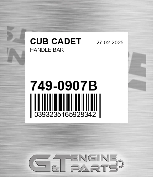 749-0907B Handle Bar for CUB CADET