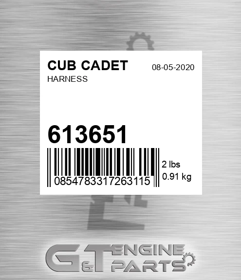 613651 CUB CADET Harness