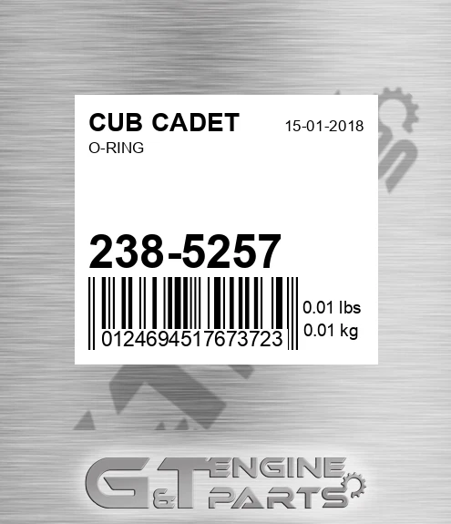 238-5257 O-ring