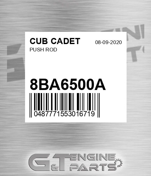 8BA6500A Push Rod