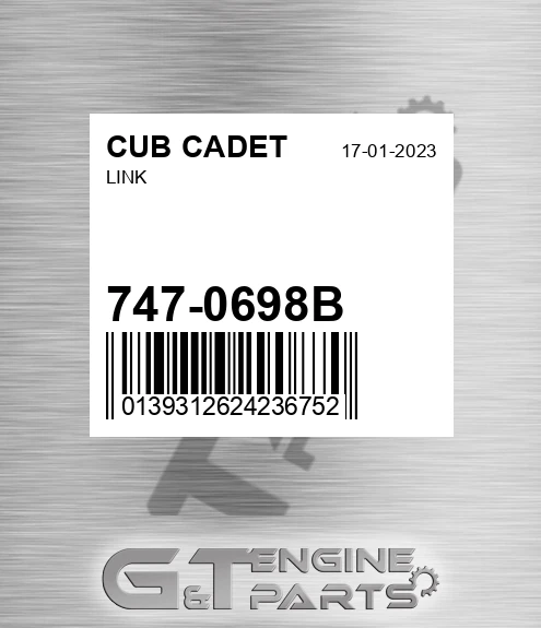 747-0698B Link for CUB CADET