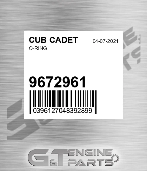 9672961 O-ring