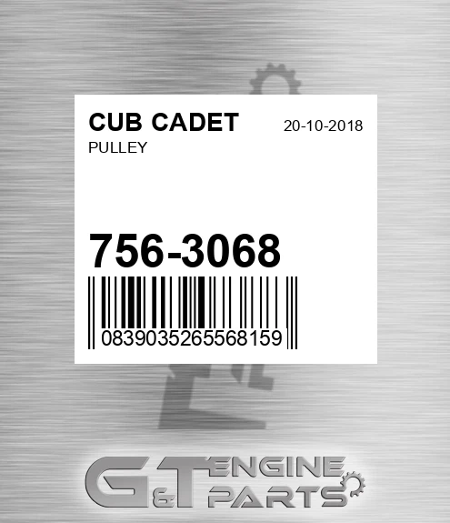 756-3068 Pulley