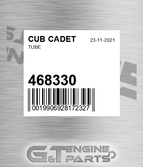 468330 Tube for CUB CADET