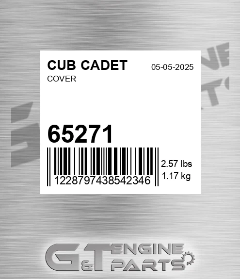 65271 CUB CADET Cover