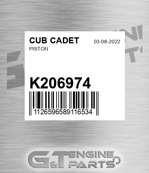 K206974 Piston
