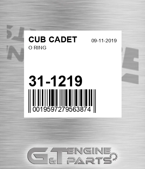 31-1219 O Ring for CUB CADET