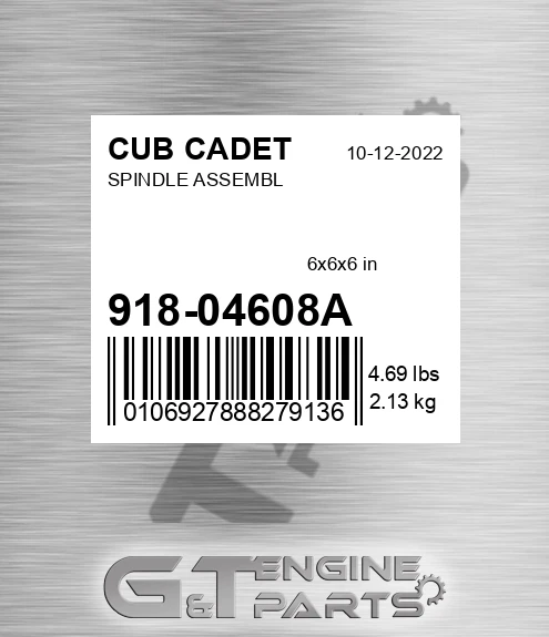 918-04608A Spindle Assembl for CUB CADET