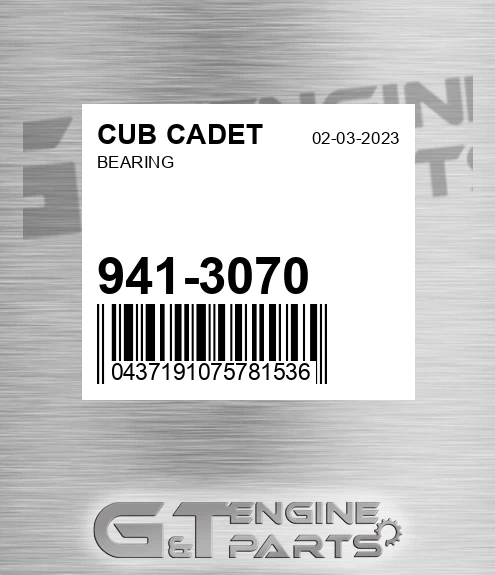 941-3070 Bearing for CUB CADET