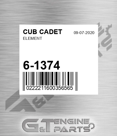 6-1374 Element for CUB CADET