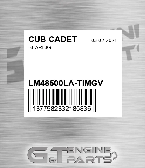 LM48500LA-TIMGV Bearing