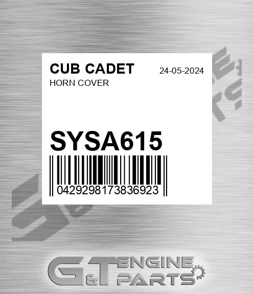 SYSA615 Horn Cover