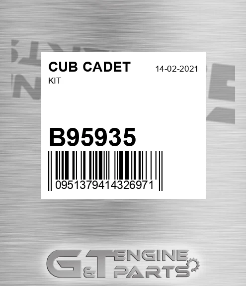 B95935 Kit for CUB CADET