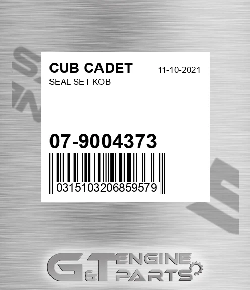07-9004373 Seal Set Kob