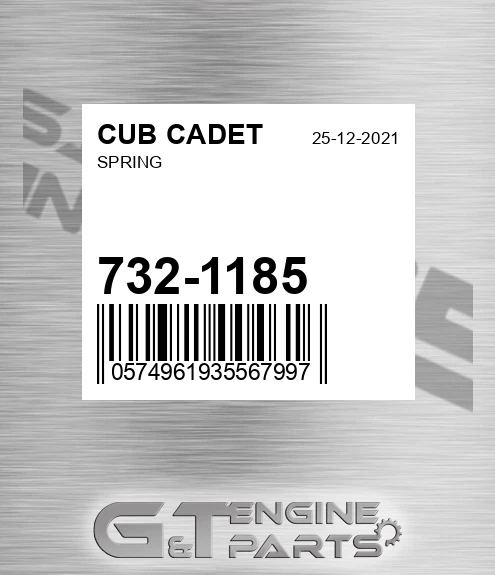 732-1185 Spring for CUB CADET