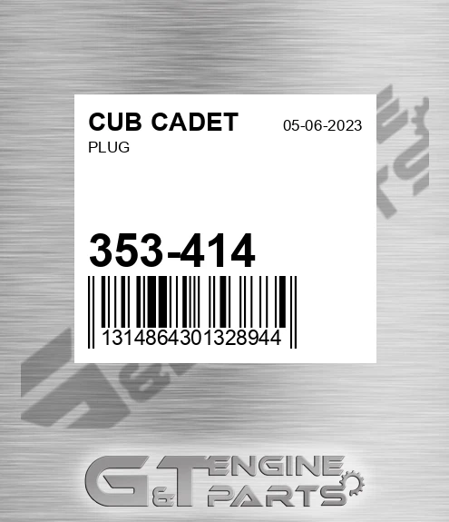 353-414 Plug for CUB CADET