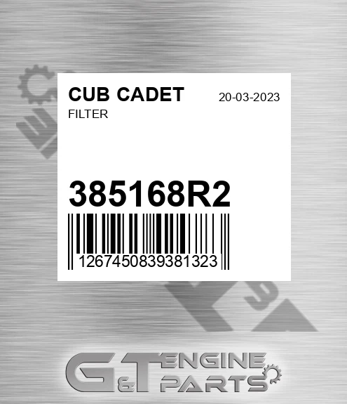 385168R2 Filter