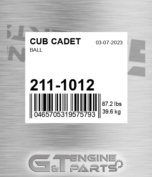 211-1012 Ball