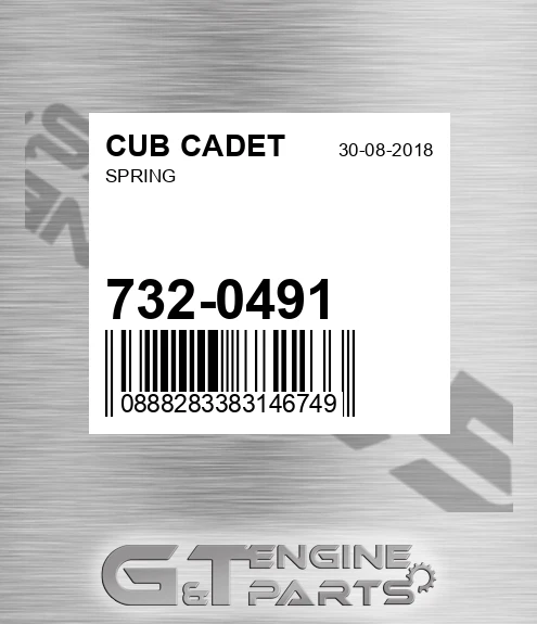 732-0491 Spring for CUB CADET