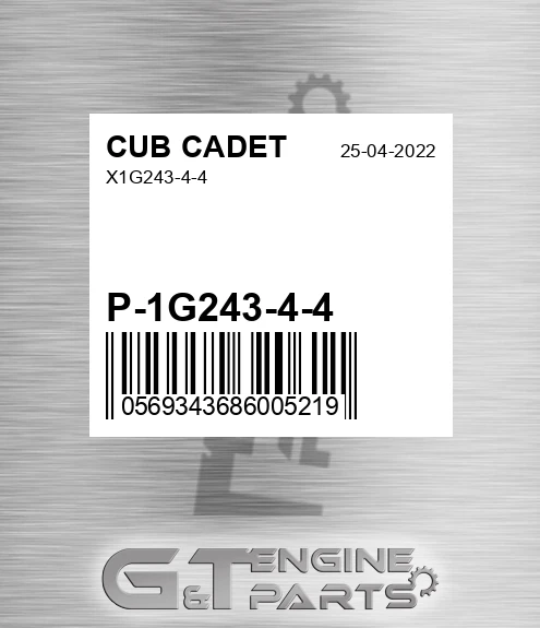 P-1G243-4-4 X1g243-4-4