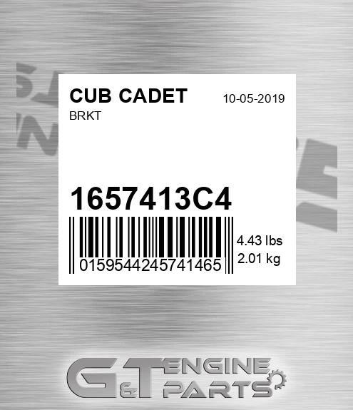1657413C4 Brkt for CUB CADET