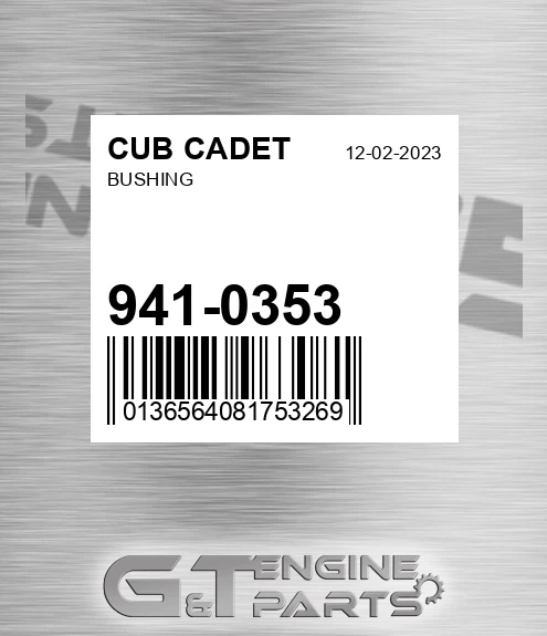941-0353 Bushing for CUB CADET