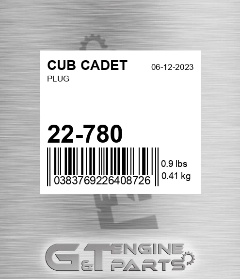 22780 Plug
