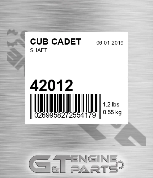 42012 Shaft