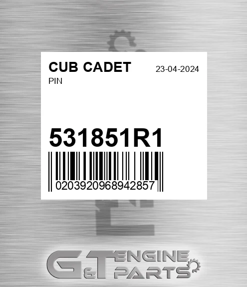 531851R1 Pin