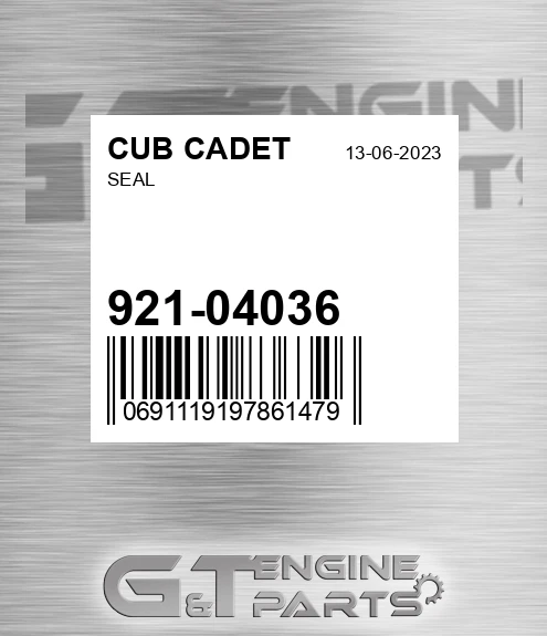 921-04036 Seal for CUB CADET