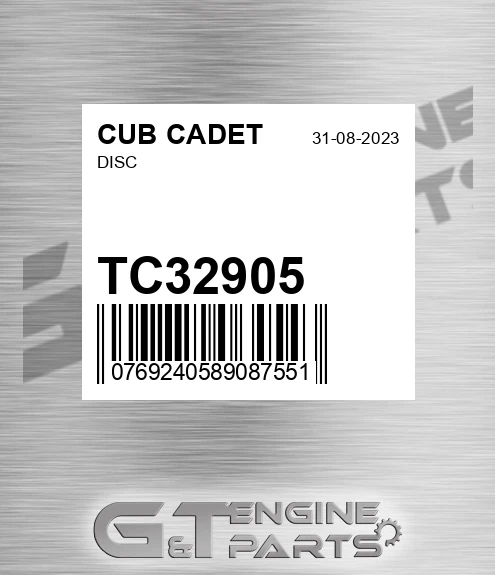 TC32905 Disc