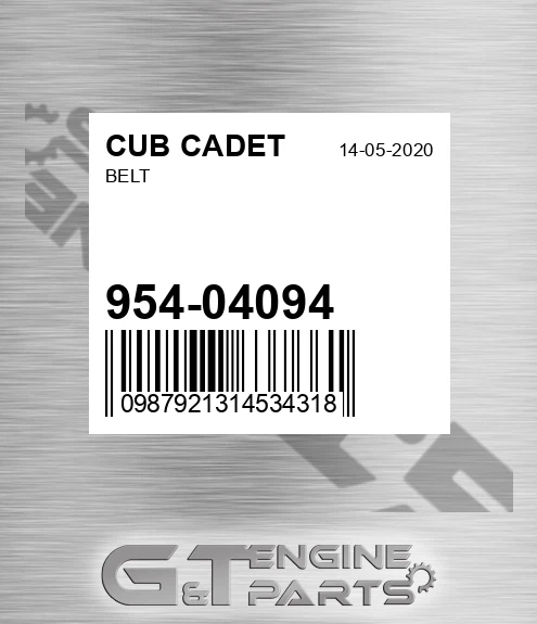 954-04094 Belt for CUB CADET