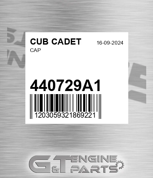 440729A1 Cap for CUB CADET