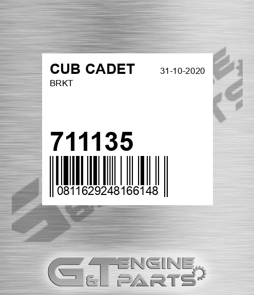 711135 Brkt for CUB CADET