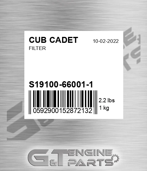 S19100-66001-1 Filter