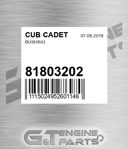 81803202 Bushing