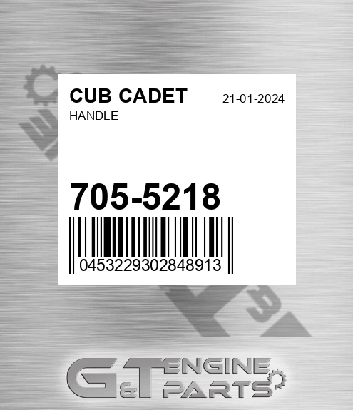 705-5218 Handle for CUB CADET