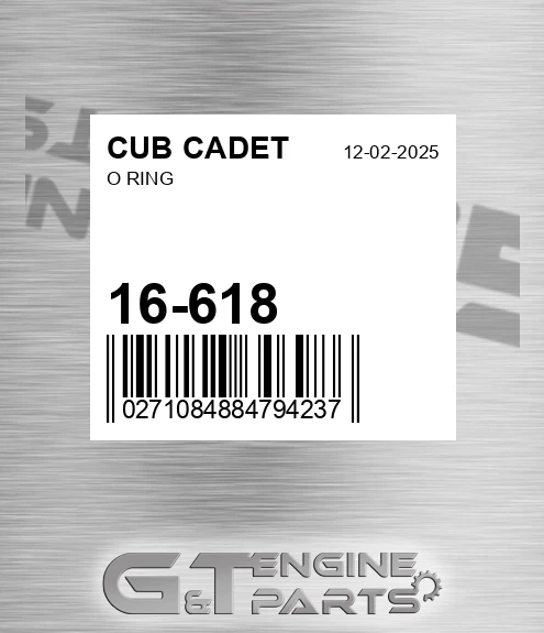 16-618 O Ring