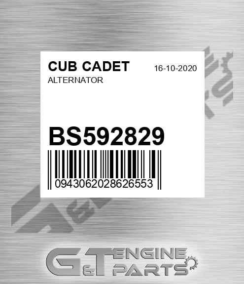 BS592829 Alternator for CUB CADET