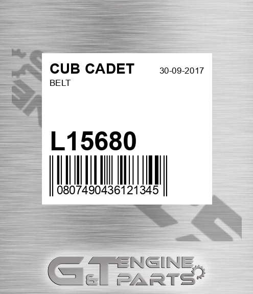 L15680 Belt for CUB CADET