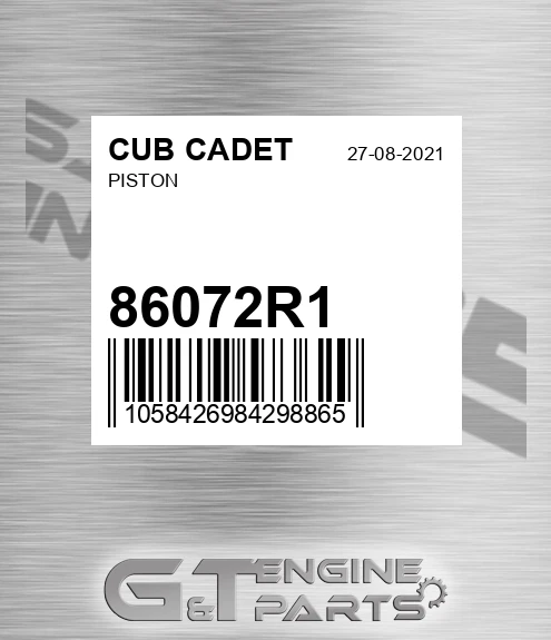 86072R1 Piston for CUB CADET