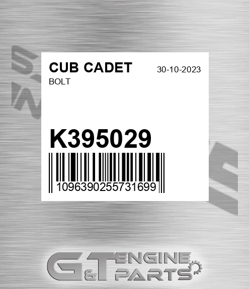 K395029 Bolt